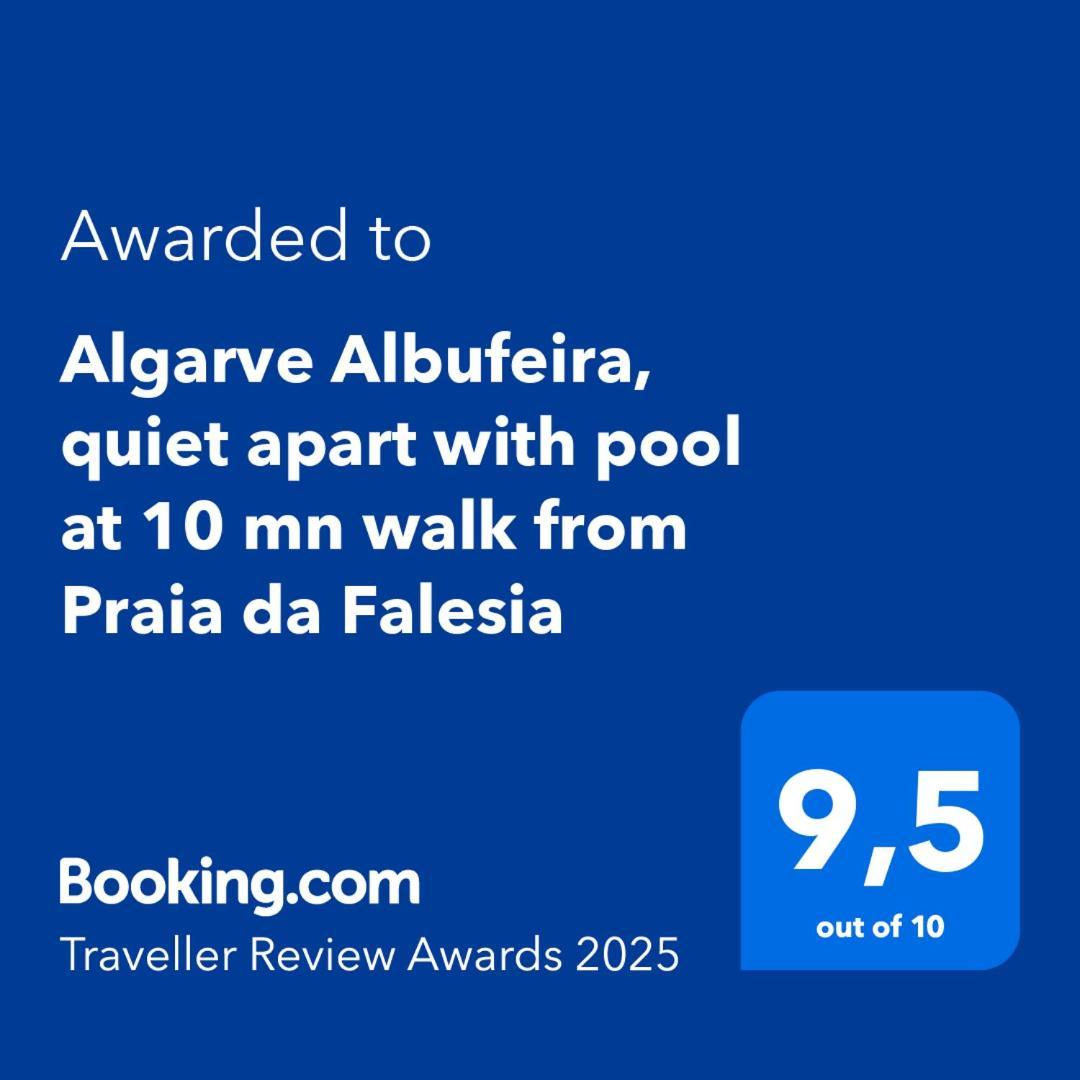 Algarve Albufeira, Quiet Apart With Pool At 10 Mn Walk From Praia Da Falesia ออยุส ดิ อากวา ภายนอก รูปภาพ